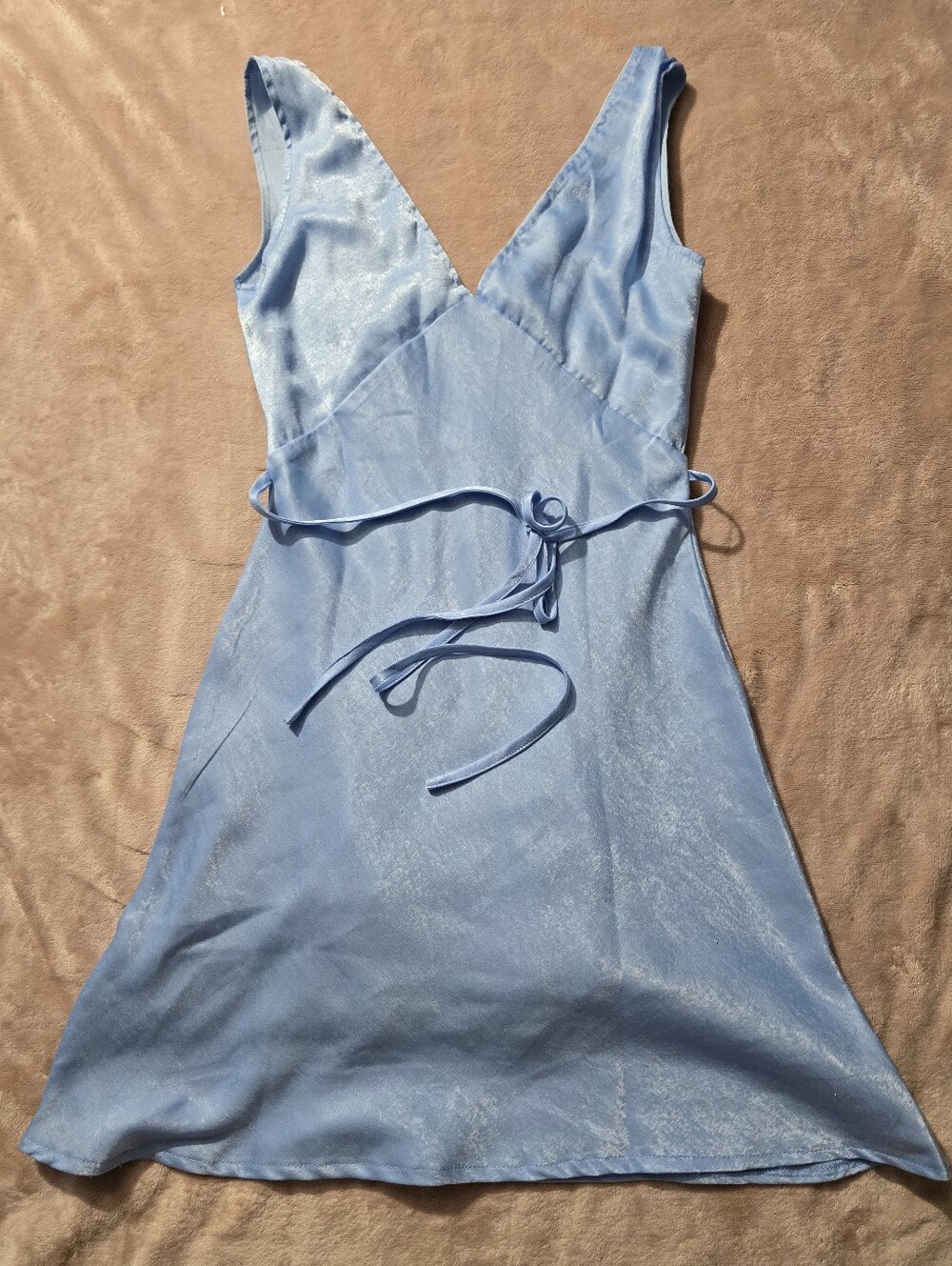Peppermayo Blue Audrey Vintage Slip Dress - Size US 2 - Picture 3 of 6